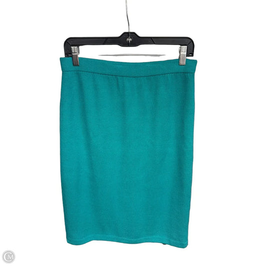 Skirt Luxury Designer By St John Collection In Teal, Size: 10