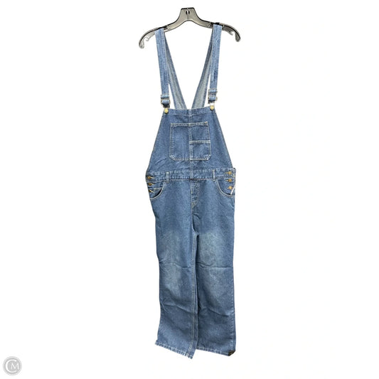 Overalls By Clothes Mentor In Blue Denim, Size: M