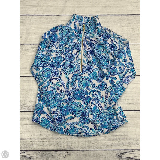Sweatshirt Designer By Lilly Pulitzer In Blue, Size: M