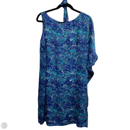 Dress Designer By Michael Kors In Blue, Size: L