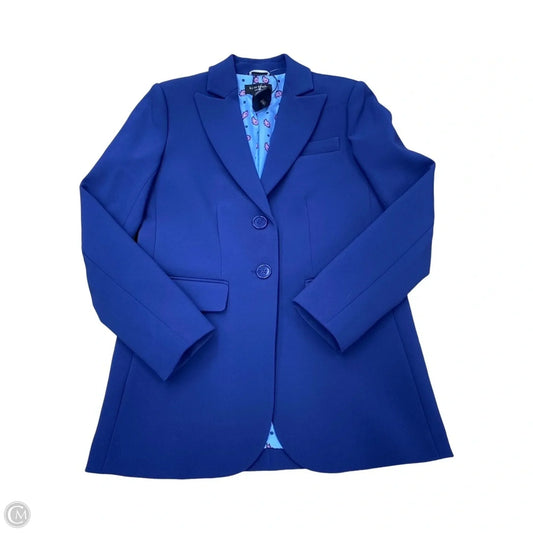 Blazer Designer By Kate Spade In Blue, Size: Xs