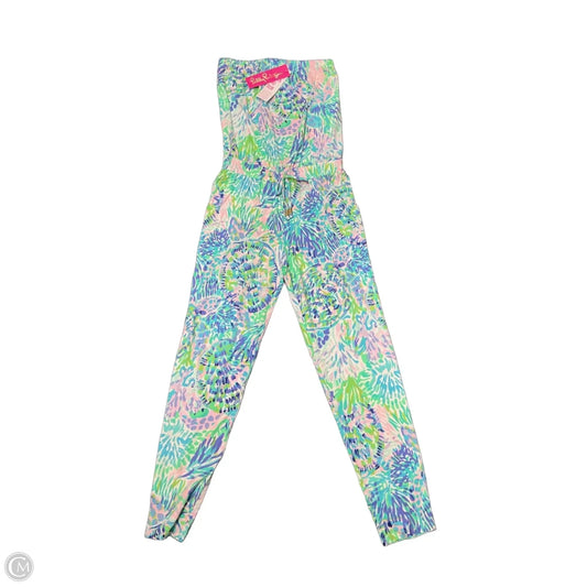Jumpsuit Designer By Lilly Pulitzer In Blue & Green, Size: Xs