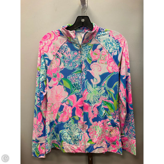 Top Long Sleeve Designer By Lilly Pulitzer In Floral Print, Size: S