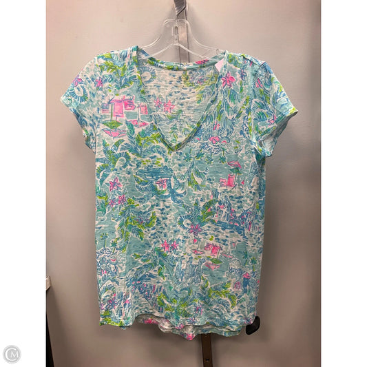 Top Sleeveless Designer By Lilly Pulitzer In Blue, Size: Xxs