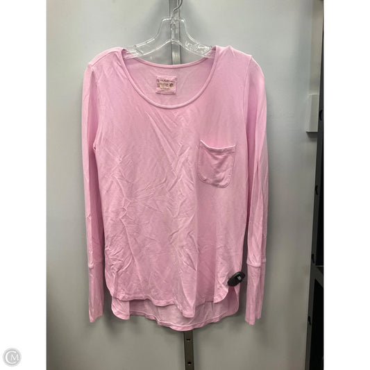 Top Long Sleeve Designer By Lilly Pulitzer In Pink, Size: S