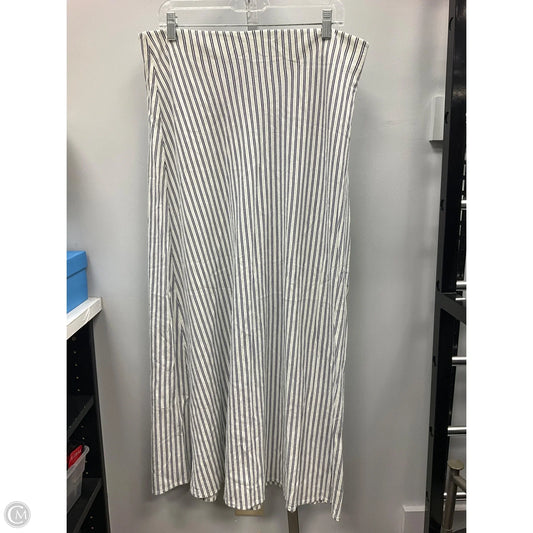 Skirt Maxi By A New Day In Striped Pattern, Size: L