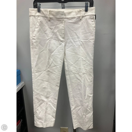 Pants Cropped By Loft In White, Size: 6p