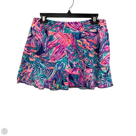 Skort Designer By Lilly Pulitzer In Multi-colored, Size: L