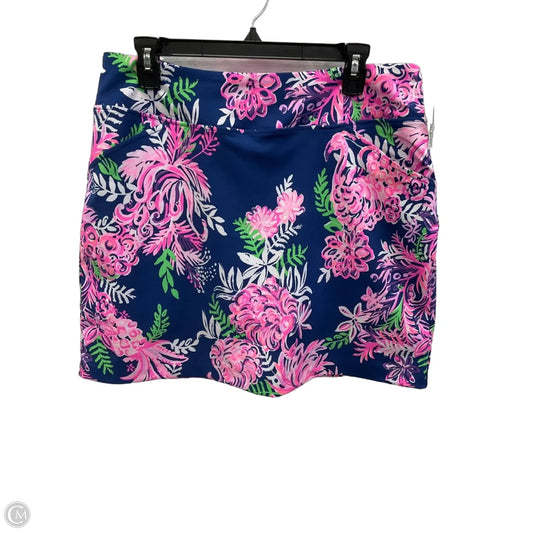 Skort Designer By Lilly Pulitzer In Blue, Size: L