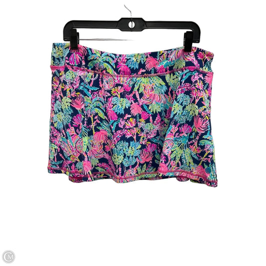 Skort Designer By Lilly Pulitzer In Blue, Size: Xl