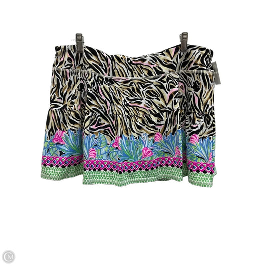 Skort Designer By Lilly Pulitzer In Animal Print, Size: Xl