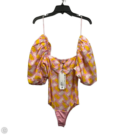 Bodysuit By Zara In Pink, Size: Xs