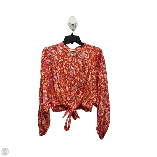 Blouse Long Sleeve By Rachel Zoe In Multi-colored, Size: Xl