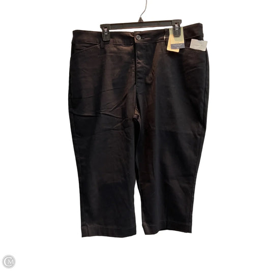 Capris By St Johns Bay In Black, Size: 18
