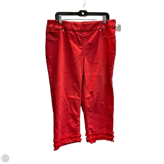 Capris By Chicos In Pink, Size: 14