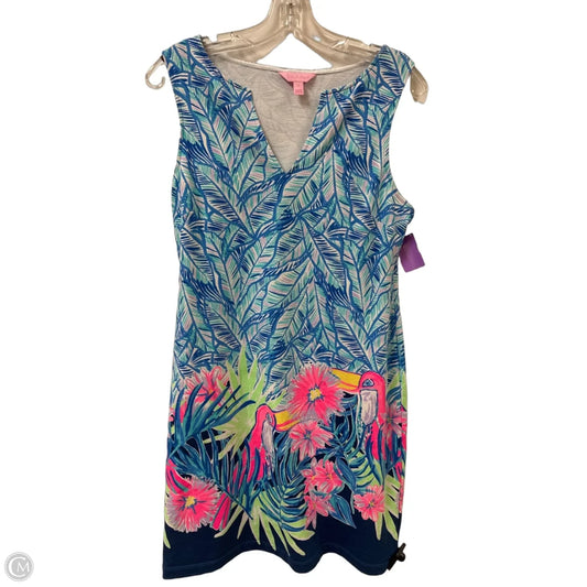 Dress Designer By Lilly Pulitzer In Blue & White, Size: S