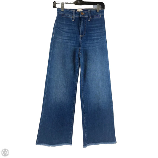 Jeans Designer By Alice + Olivia In Blue Denim, Size: 0