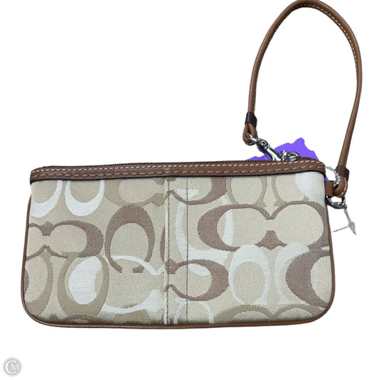 Wristlet Designer By Coach, Size: Small