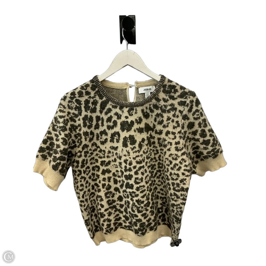 Sweater Designer By Jason Wu In Animal Print, Size: L