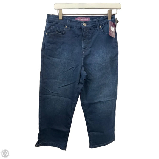 Capris By Gloria Vanderbilt In Blue Denim, Size: 6