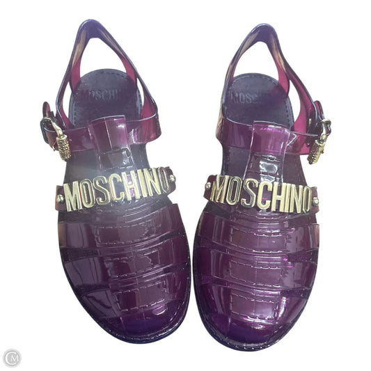 Shoes Luxury Designer By Moschino In Purple