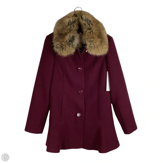 Coat Designer By Kate Spade In Purple, Size: S