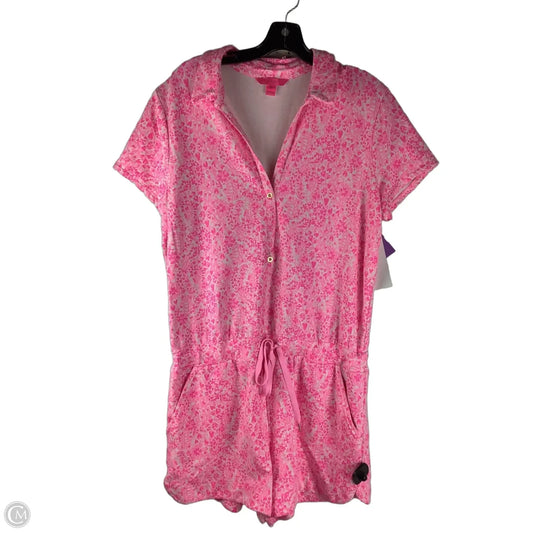 Romper Designer By Lilly Pulitzer In Pink, Size: Xl