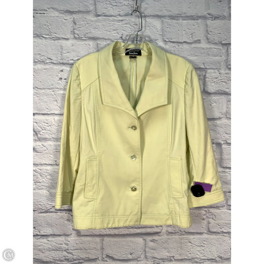 Blazer Designer By Neiman Marcus In Yellow, Size: L