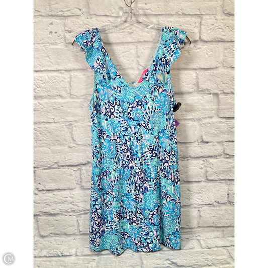 Romper Designer By Lilly Pulitzer In Blue & Purple, Size: S