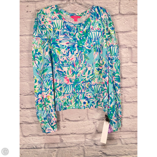 Sweatshirt Designer By Lilly Pulitzer In Blue, Size: L