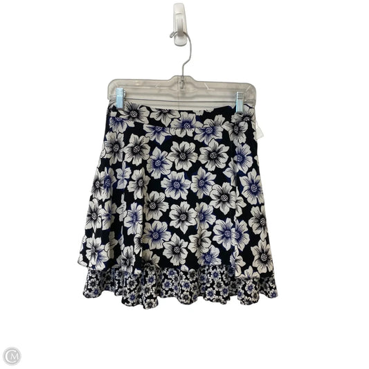 Skirt Designer By Kate Spade In Floral Print, Size: 4