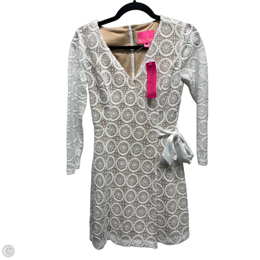 Romper Designer By Lilly Pulitzer In Cream & White, Size: Xs