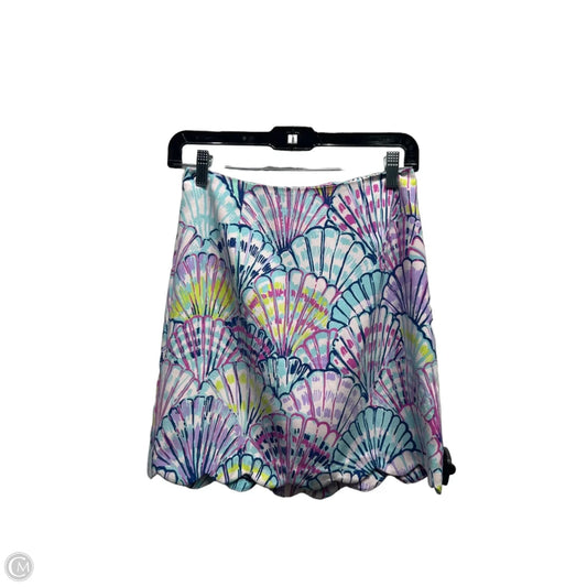 Skirt Designer By Lilly Pulitzer In Blue & Purple, Size: 2