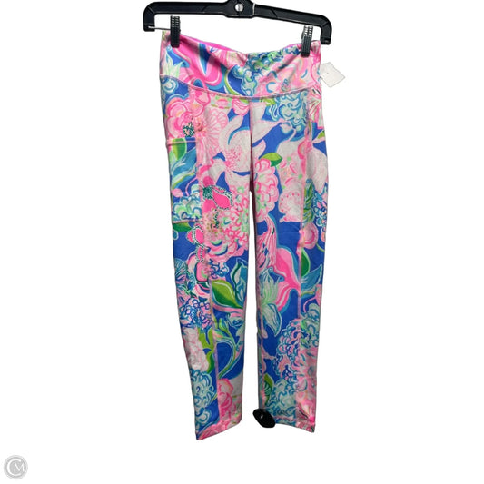 Pants Designer By Lilly Pulitzer In Blue & Pink, Size: Xs