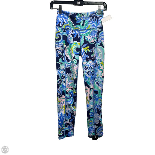 Pants Designer By Lilly Pulitzer In Blue & Green, Size: Xs