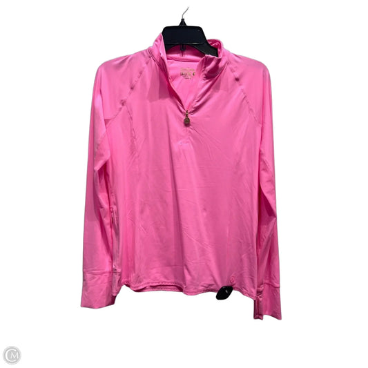 Top Long Sleeve Designer By Lilly Pulitzer In Pink, Size: S