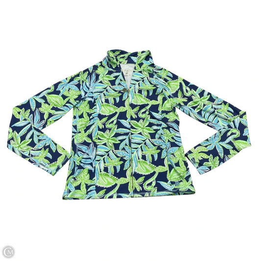 Jacket Designer By Lilly Pulitzer In Black & Green, Size: M