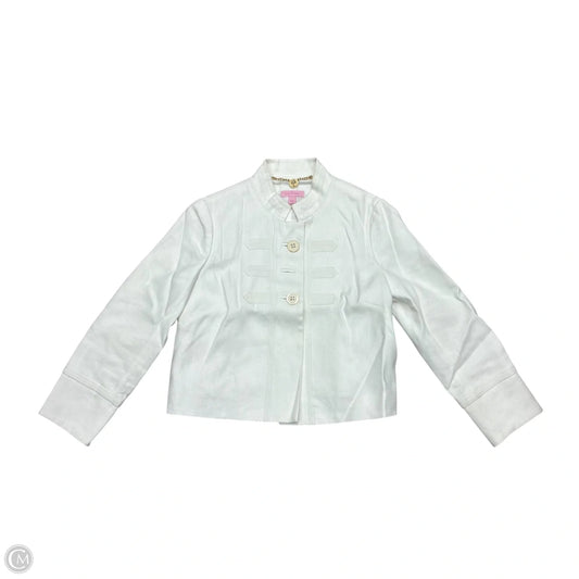 Blazer Designer By Lilly Pulitzer In Cream, Size: Xs