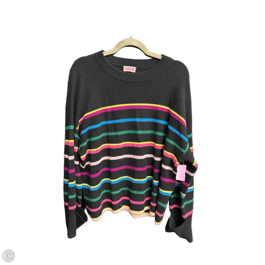 Sweater Designer By Kate Spade In Striped Pattern, Size: L