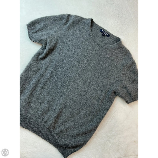 Sweater Luxury Designer By Burberry In Grey, Size: M