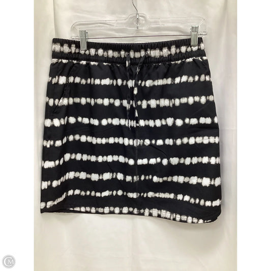 Skort By Talbots In Black & White, Size: L