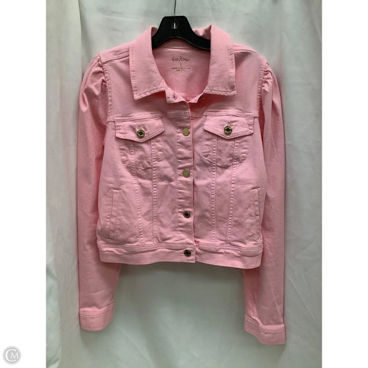 Jacket Designer By Lilly Pulitzer In Pink, Size: L