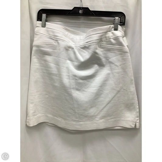 Skort By Croft And Barrow In White, Size: 8