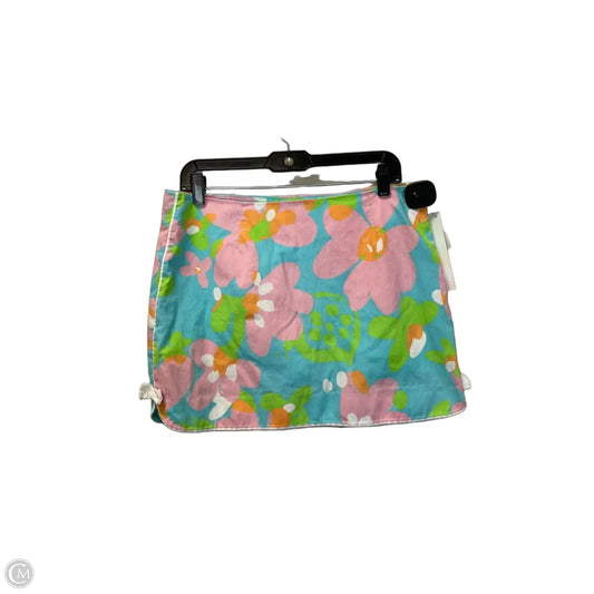 Skirt Designer By Lilly Pulitzer In Blue & Pink, Size: 8