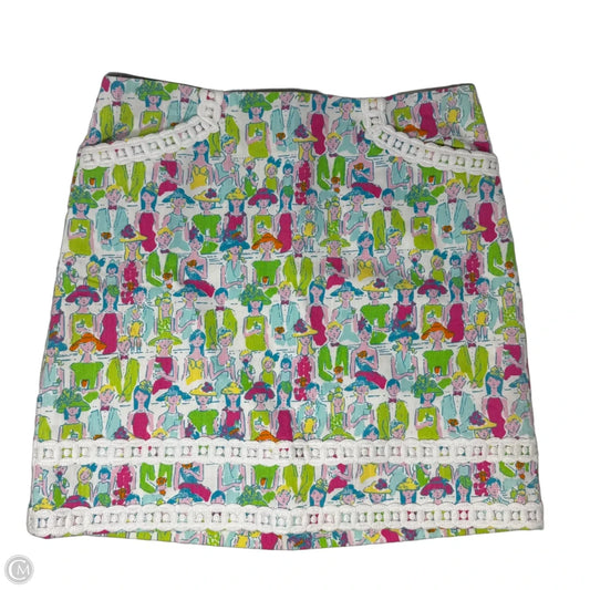 Rare Roslyn Skirt Designer By Lilly Pulitzer Originals In Multi-colored, Size: 6