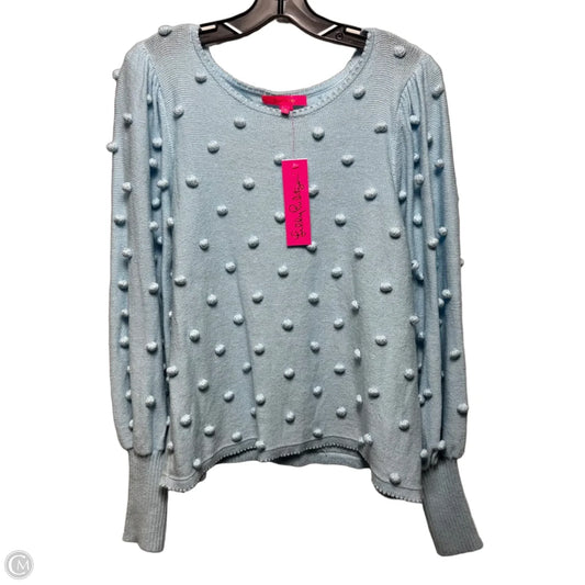 Kippa Sweater Designer By Lilly Pulitzer In Blue, Size: Xl