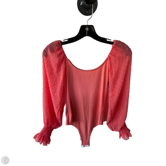 Bodysuit By Cmf In Coral, Size: S