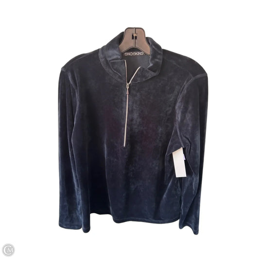 Sweatshirt Collar By Clothes Mentor In Blue, Size: L