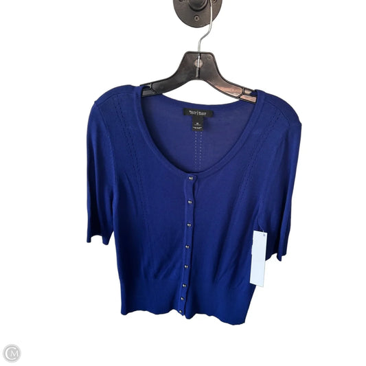 Sweater Short Sleeve By White House Black Market In Blue, Size: M