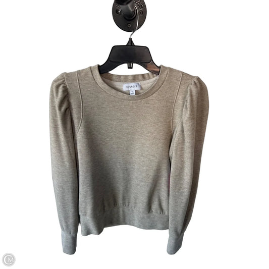 Sweatshirt Crewneck By Evereve In Tan, Size: Xs